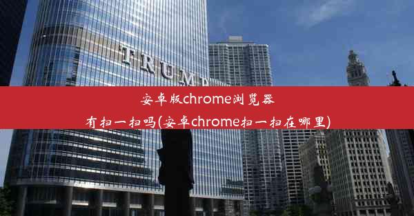 安卓版chrome浏览器有扫一扫吗(安卓chrome扫一扫在哪里)