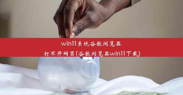 win11系统谷歌浏览器打不开网页(谷歌浏览器win11下载)