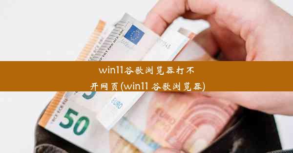 win11谷歌浏览器打不开网页(win11 谷歌浏览器)