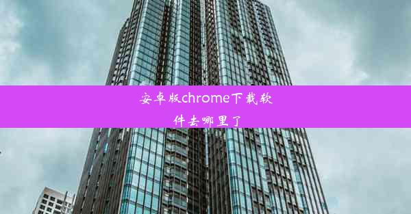 安卓版chrome下载软件去哪里了