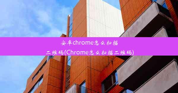 安卓chrome怎么扫描二维码(Chrome怎么扫描二维码)