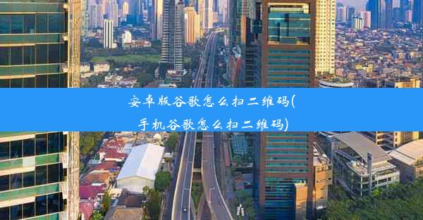 安卓版谷歌怎么扫二维码(手机谷歌怎么扫二维码)