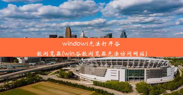 windows无法打开谷歌浏览器(win谷歌浏览器无法访问网站)