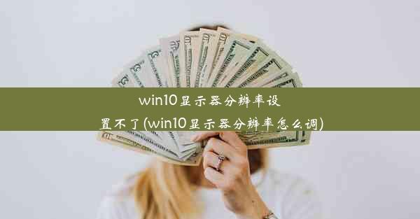 win10显示器分辨率设置不了(win10显示器分辨率怎么调)