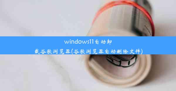 windows11自动卸载谷歌浏览器(谷歌浏览器自动删除文件)