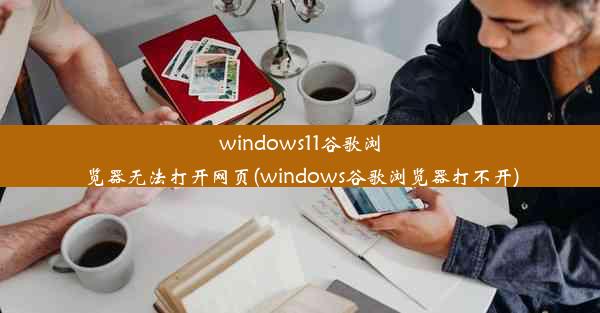 windows11谷歌浏览器无法打开网页(windows谷歌浏览器打不开)