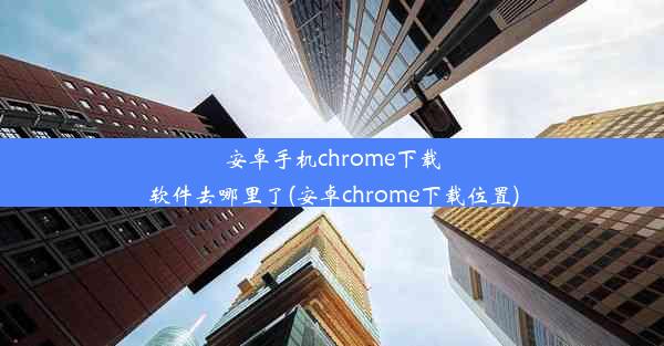 安卓手机chrome下载软件去哪里了(安卓chrome下载位置)