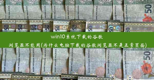 win10系统下载的谷歌浏览器不能用(为什么电脑下载的谷歌浏览器不是正常页面)