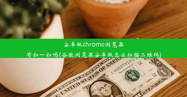 安卓版chrome浏览器有扫一扫吗(谷歌浏览器安卓版怎么扫描二维码)