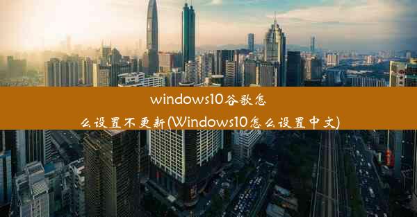 windows10谷歌怎么设置不更新(Windows10怎么设置中文)