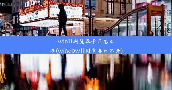 win11浏览器卡死怎么办(window11浏览器打不开)