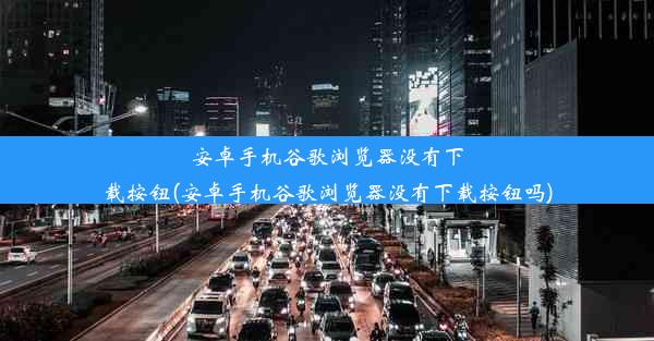 安卓手机谷歌浏览器没有下载按钮(安卓手机谷歌浏览器没有下载按钮吗)