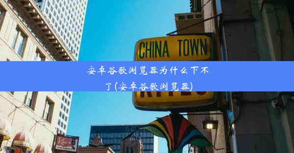 安卓谷歌浏览器为什么下不了(安卓谷歌浏览器)