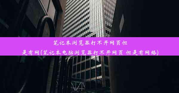 笔记本浏览器打不开网页但是有网(笔记本电脑浏览器打不开网页 但是有网络)