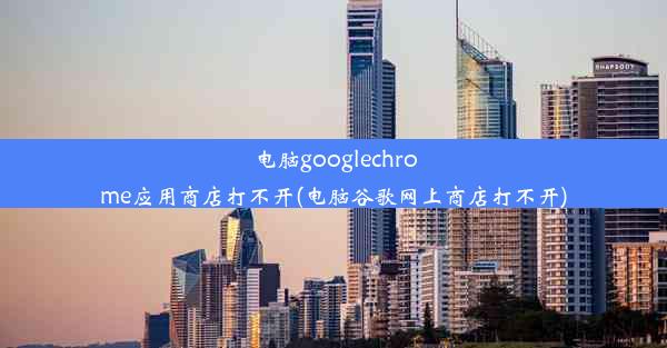 电脑googlechrome应用商店打不开(电脑谷歌网上商店打不开)