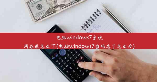 电脑windows7系统用谷歌怎么下(电脑windows7密码忘了怎么办)