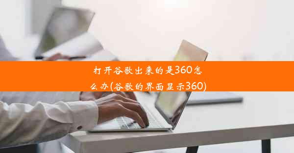 打开谷歌出来的是360怎么办(谷歌的界面显示360)