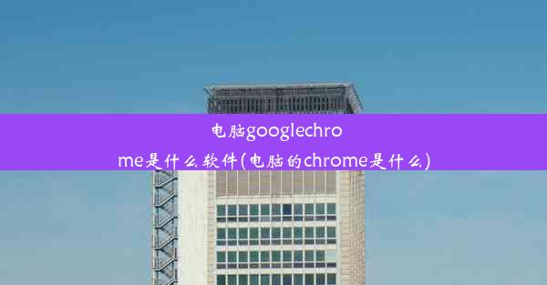 电脑googlechrome是什么软件(电脑的chrome是什么)