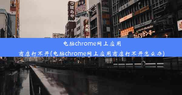 电脑chrome网上应用商店打不开(电脑chrome网上应用商店打不开怎么办)