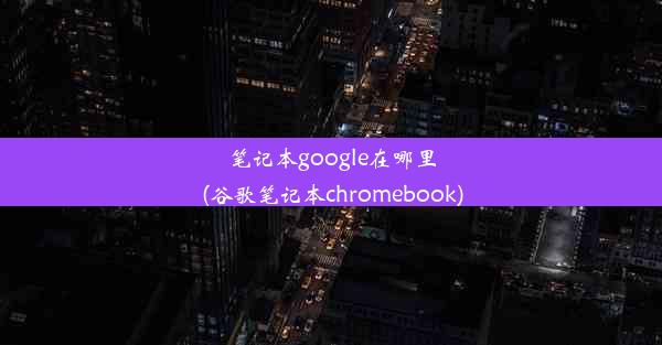 笔记本google在哪里(谷歌笔记本chromebook)