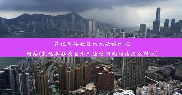 笔记本谷歌显示无法访问此网站(笔记本谷歌显示无法访问此网站怎么解决)