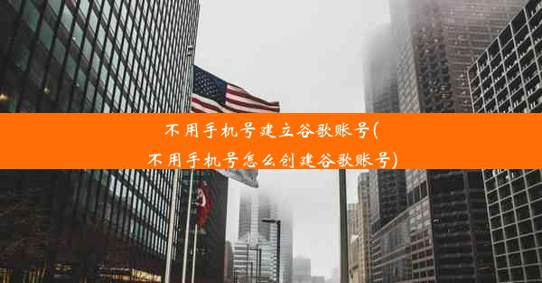 不用手机号建立谷歌账号(不用手机号怎么创建谷歌账号)