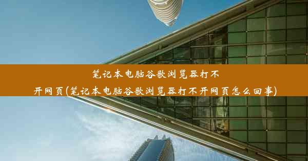 笔记本电脑谷歌浏览器打不开网页(笔记本电脑谷歌浏览器打不开网页怎么回事)