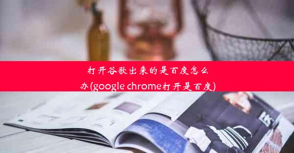 打开谷歌出来的是百度怎么办(google chrome打开是百度)