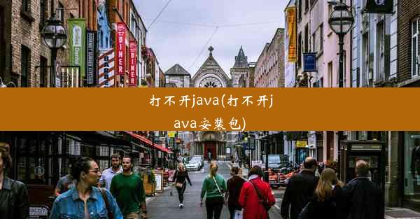 打不开java(打不开java安装包)