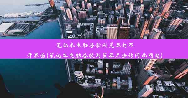 笔记本电脑谷歌浏览器打不开界面(笔记本电脑谷歌浏览器无法访问此网站)