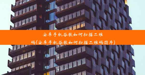 安卓手机谷歌如何扫描二维码(安卓手机谷歌如何扫描二维码图片)