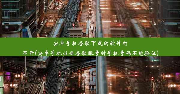 安卓手机谷歌下载的软件打不开(安卓手机注册谷歌账号时手机号码不能验证)