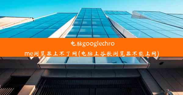 电脑googlechrome浏览器上不了网(电脑上谷歌浏览器不能上网)