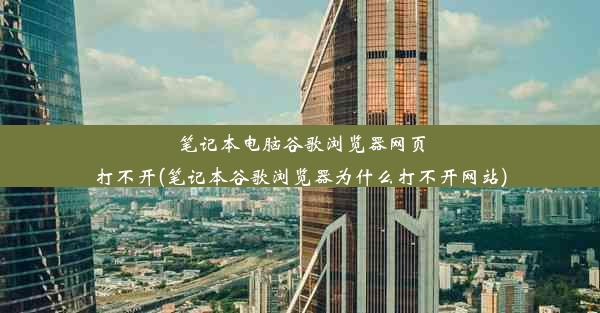 笔记本电脑谷歌浏览器网页打不开(笔记本谷歌浏览器为什么打不开网站)