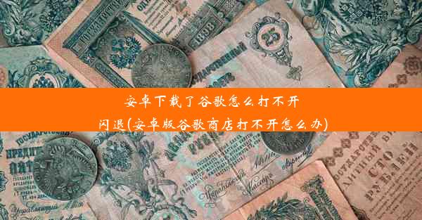 安卓下载了谷歌怎么打不开闪退(安卓版谷歌商店打不开怎么办)