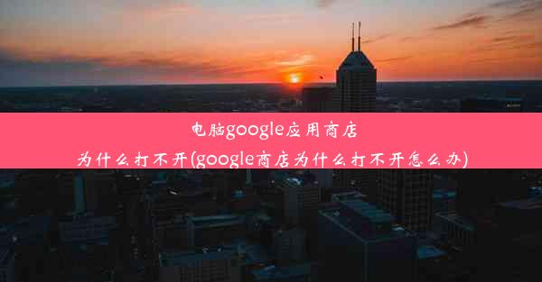 电脑google应用商店为什么打不开(google商店为什么打不开怎么办)